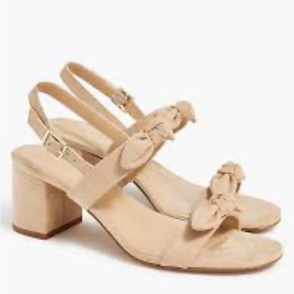 🎉Like New! J.Crew Bow Tie Adorable Sandals